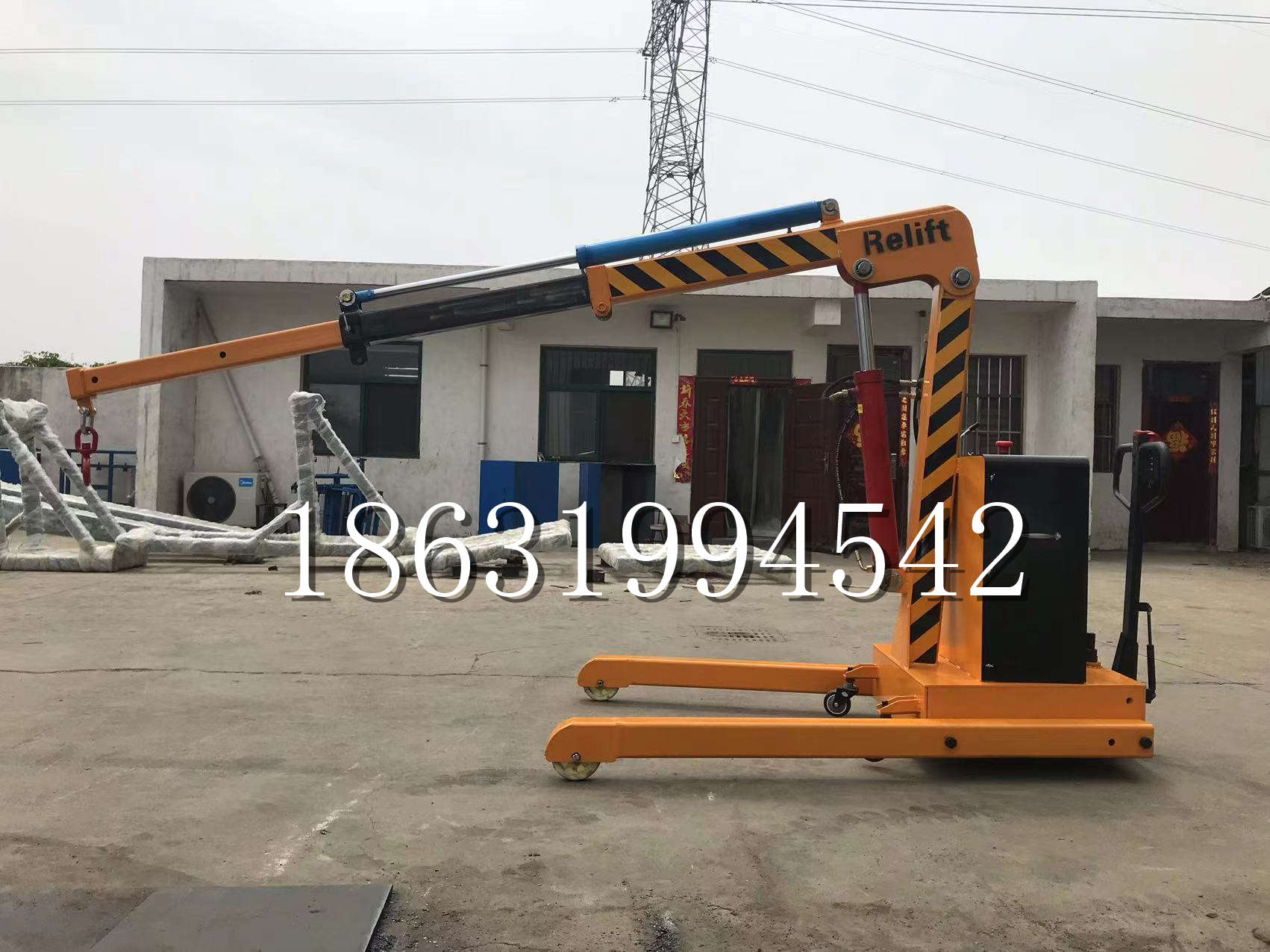 新园乡久征定做3吨三轮随车吊 农用园林绿化移树吊 平板工程用小吊机