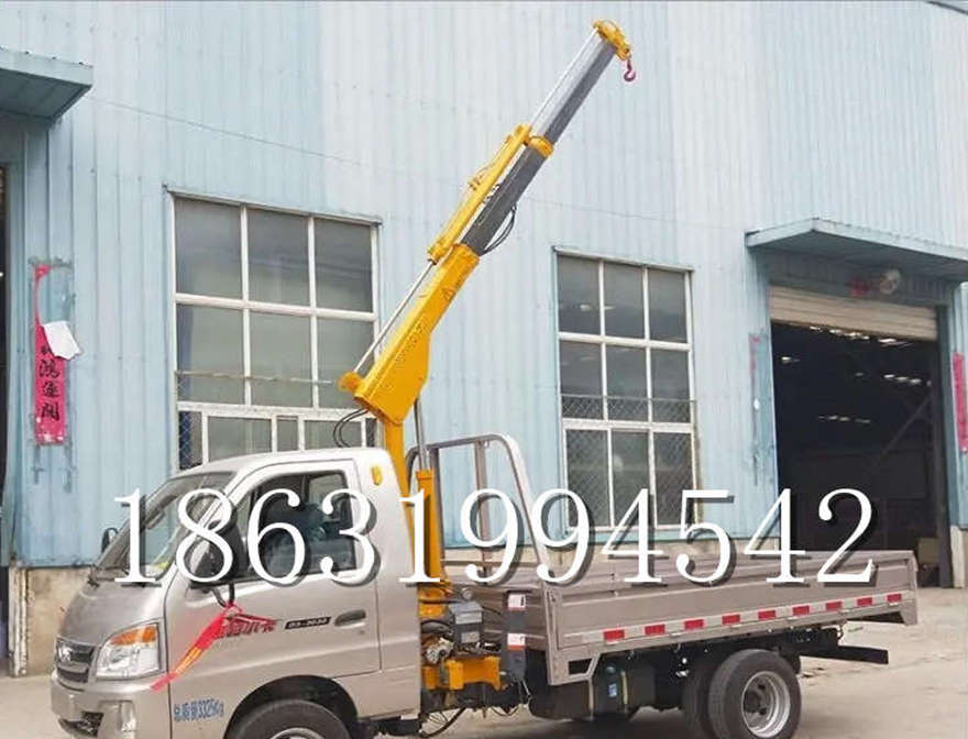 新园乡随车吊机遥控升降机小型12V24V1吨随车吊全电动液压吊机随车吊机12V24V1吨随车吊多少钱